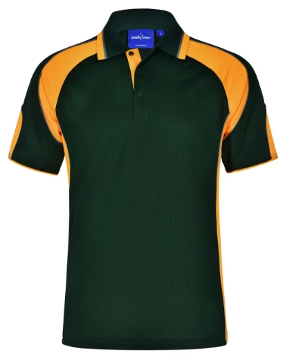 Picture of Winning Spirit, Kids Cooldry Contrast Polo w Panels